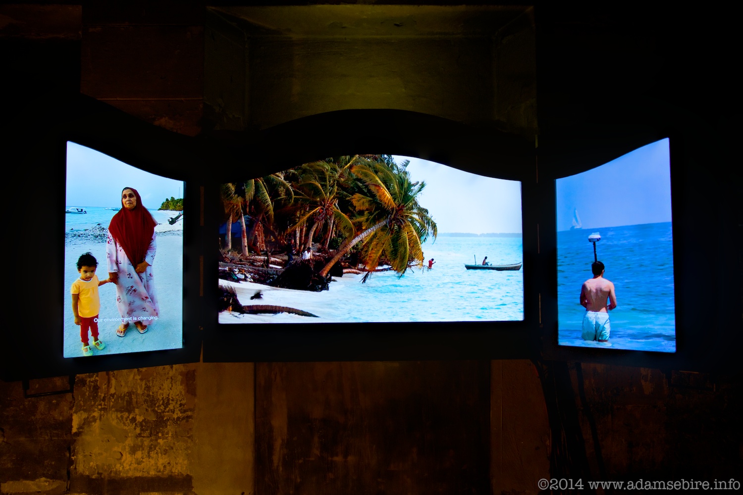 No Man is an Island (Polyptych Nº2)Installation view  ©  2013 adamsebire@gmail.com