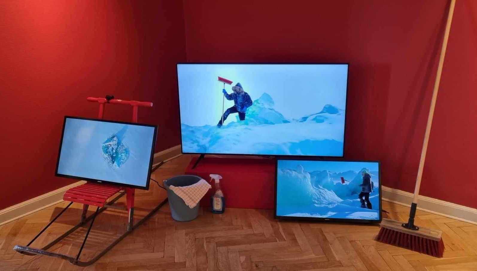 Video installation art